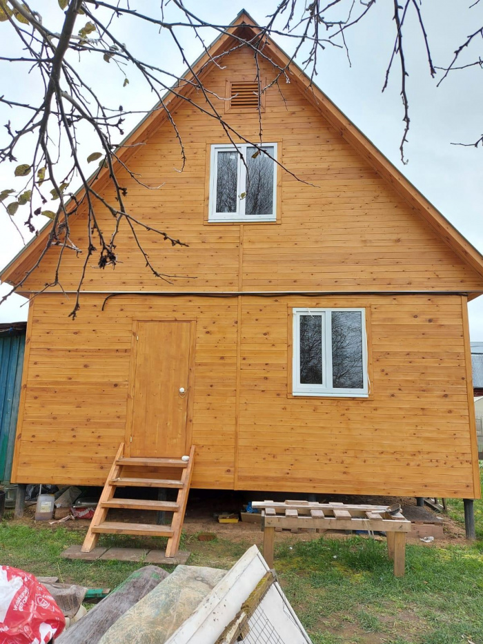 Фотообзор Баня 6x6 с мансардой - 2