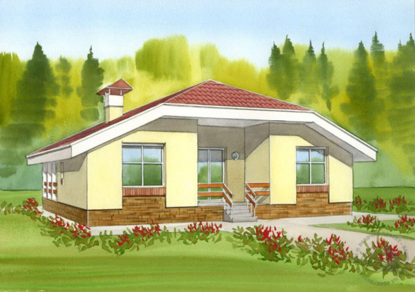 Плюсы одноэтажного дома