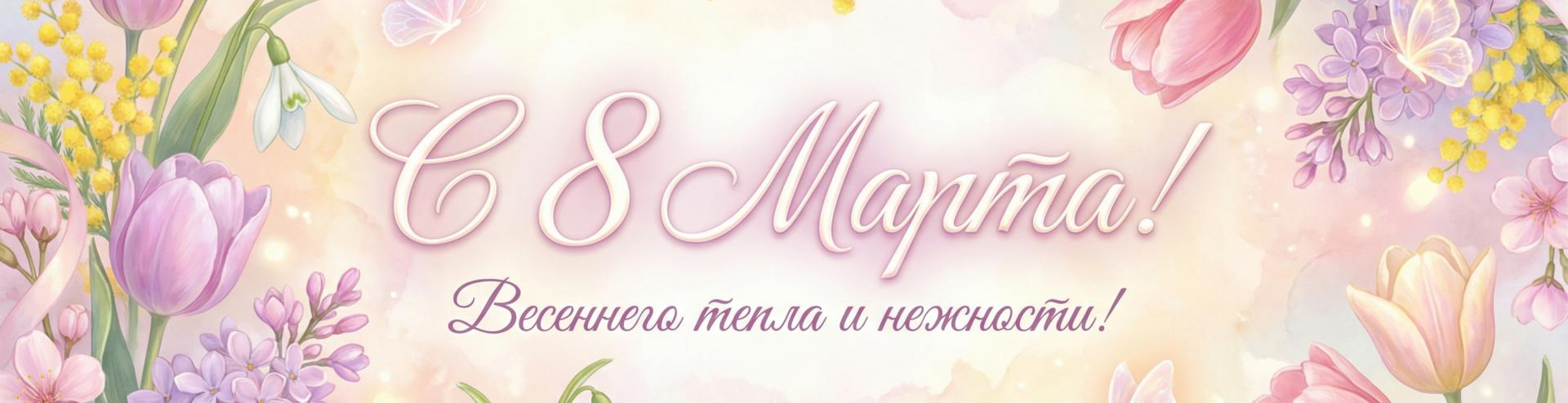 Работаем 8 Марта!