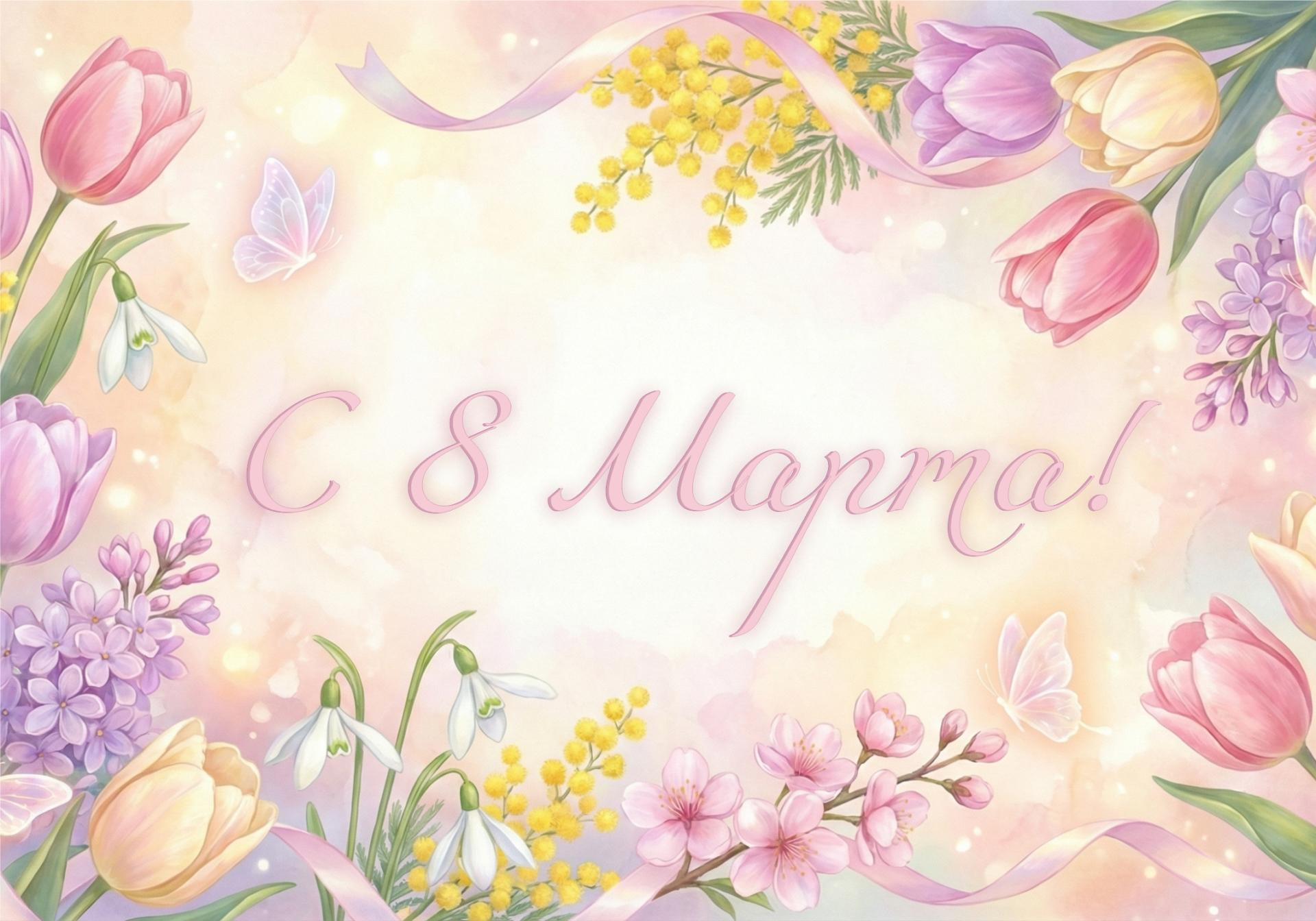 Работаем 8 Марта!