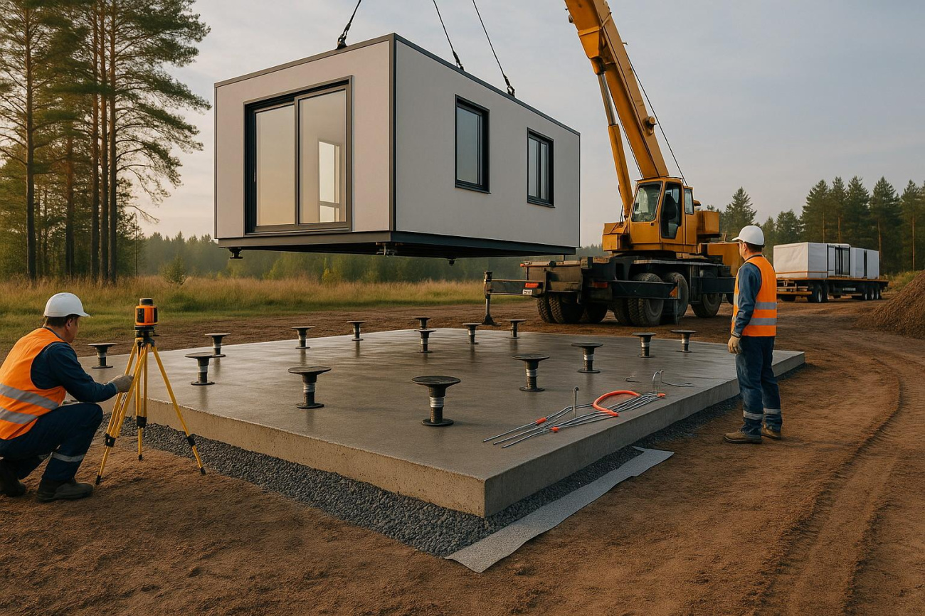 Как выбрать основание под модульный дом