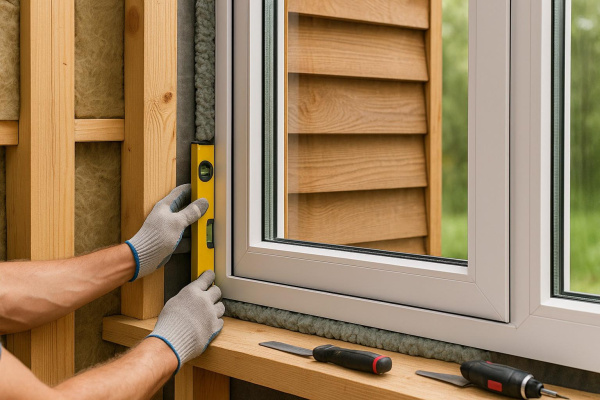 Выбор и установка окон в каркасном деревянном доме